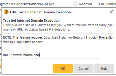 Trusted Internet Domain